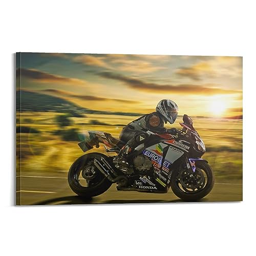 JONZA Isle of Man TT Poster High Speed Riding Dekorative Malerei Leinwand Wand Und Kunst Bild Familie Schlafzimmer Dekor 30 x 45 cm JONZA Isle of Man TT Poster High Speed Riding Dekorative Malerei Leinwand Wand Und Kunst Bild Familie Schlafzimmer Dekor 30 x 45 cm von JONZA