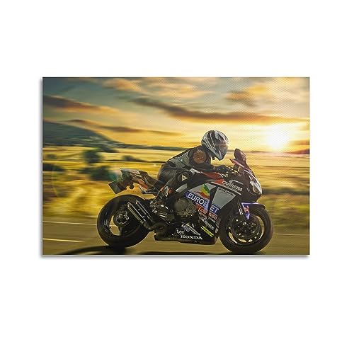 JONZA Isle of Man TT Poster High Speed Riding Dekorative Malerei Leinwand Wand Und Kunst Bild Familie Schlafzimmer Dekor 30 x 45 cm JONZA Isle of Man TT Poster High Speed Riding Dekorative Malerei Leinwand Wand Und Kunst Bild Familie Schlafzimmer Dekor 30 x 45 cm von JONZA