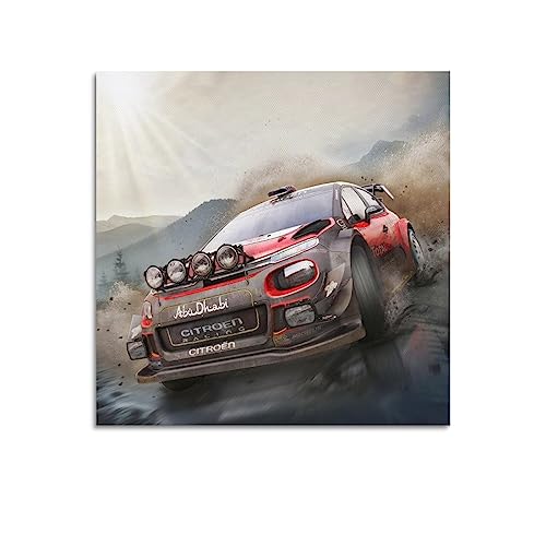 JONZA Rallye-Rennwagen-Poster Fo Citroen C3 WRC Sportwagen, dekoratives Gemälde, Leinwand, Wand und Kunstbild, Familienschlafzimmer-Dekor, 50 x 50 cm JONZA Rallye-Rennwagen-Poster Fo Citroen C3 WRC Sportwagen, dekoratives Gemälde, Leinwand, Wand und Kunstbild, Familienschlafzimmer-Dekor, 50 x 50 cm von JONZA