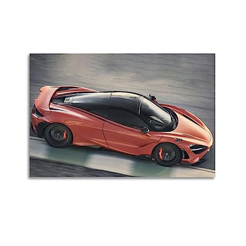 JONZA Rennauto-Poster für McLaren 765LT Supercar Sportauto dekoratives Gemälde Leinwand Wand und Kunst Bild Familie Schlafzimmer Dekor 30 x 45 cm von JONZA