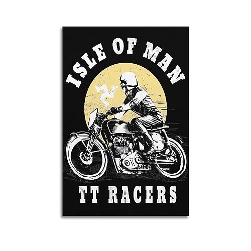JONZA Retro Isle of Man TT Races Poster Dekorative Malerei Leinwand Wand Und Kunst Bild Familie Schlafzimmer Dekor 40 x 60 cm JONZA Retro Isle of Man TT Races Poster Dekorative Malerei Leinwand Wand Und Kunst Bild Familie Schlafzimmer Dekor 40 x 60 cm von JONZA