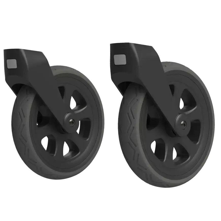 Joolz All Terrain Schwenkräder Buggy Räder Kinderwagen Ersatz Vorderrad Set B-Ware von JOOLZ
