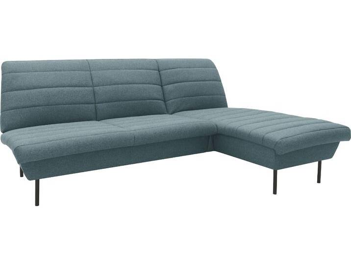 Ecksofa LOOKS IX L-Form , blau (petrol), B:214cm H:92cm T:168cm, 100% Polyester, LOOKS BY WOLFGANG JOOP, Sofas, Quersteppung, ohne Armlehnen von JOOP!