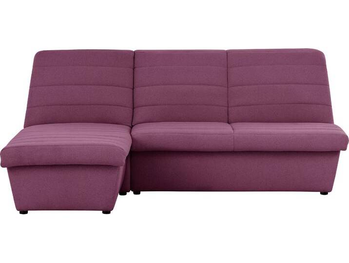 Ecksofa LOOKS VIII L-Form , rosa, B:214cm H:92cm T:168cm, 100% Polyester, LOOKS BY WOLFGANG JOOP, Sofas, Quersteppung, ohne Armlehnen, in zwei verschiedenen Größen von JOOP!