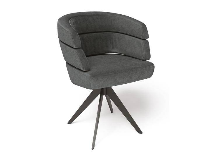 Esszimmerstuhl Chenillo grau/schwarz von JOOP!