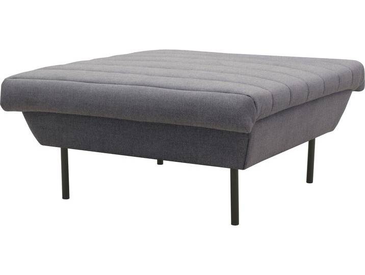 Hocker LOOKS IX , blau (blau, grau), B:90cm H:45cm T:105cm, 70% R-Polyester, 30% Polyester, LOOKS BY WOLFGANG JOOP, Hocker, Quersteppung, passend zur Serie LOOKS IX von JOOP!