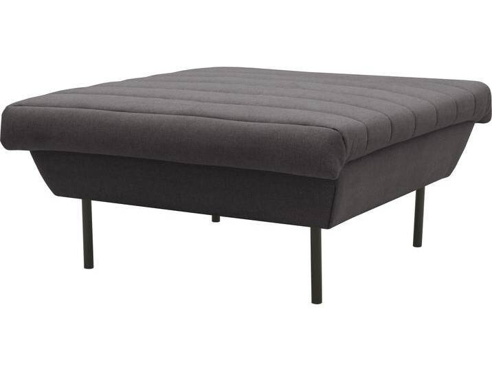 Hocker LOOKS IX , grau (anthrazit), B:90cm H:45cm T:105cm, 100% Polyester, LOOKS BY WOLFGANG JOOP, Hocker, Quersteppung, passend zur Serie LOOKS IX von JOOP!