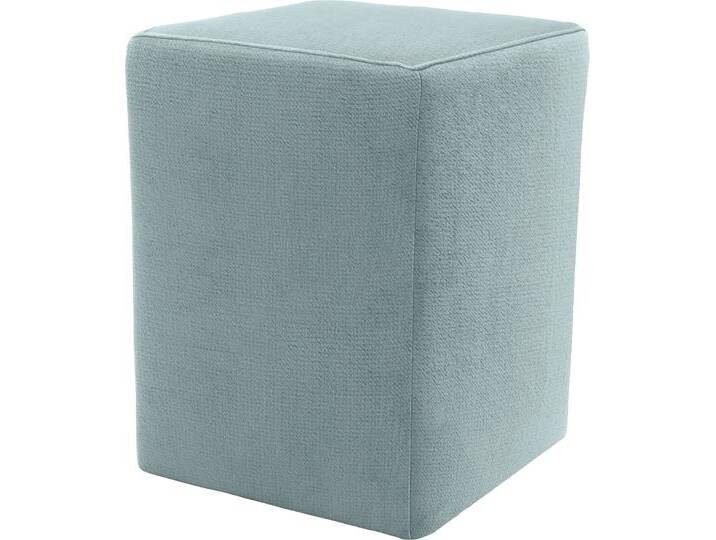 Hocker LOOKS XX , grün (mint), B:38cm H:47cm T:38cm, 100% Polyester, LOOKS BY WOLFGANG JOOP, Hocker, kubische Form, ideal als Fußablage von JOOP!