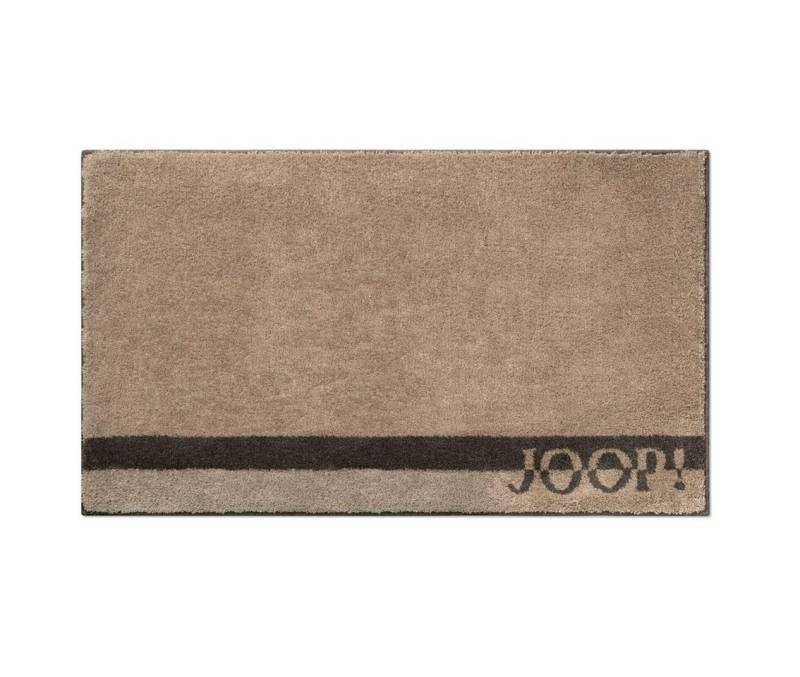 JOOP! Badematte JOOP! Badteppich 141 LOGO STRIPES Sand 50 x 60 cm, Polyacryl von JOOP!