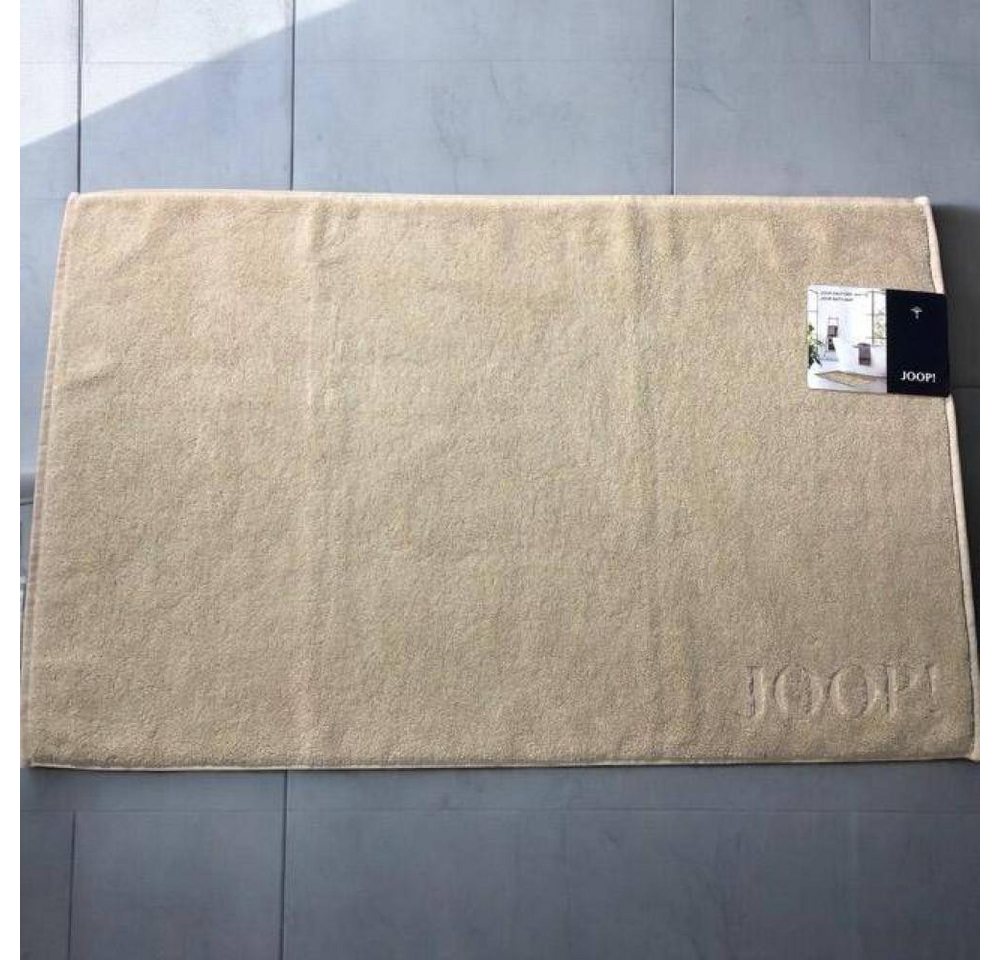 JOOP! Badematte Selection Uni Beige, 100% Baumwolle, Rechteckig von JOOP!