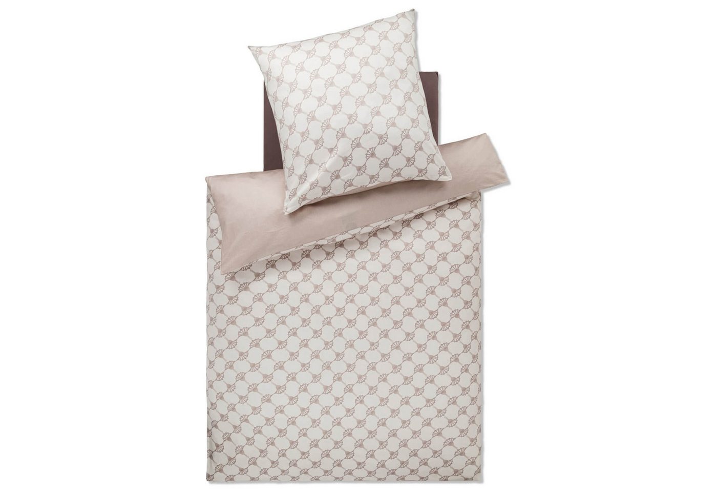 JOOP! Bettwäsche Cornflower Double 4083 77, Mako-Satin, 3 teilig, Blumen, Geblümt, Wendeoptik von JOOP!