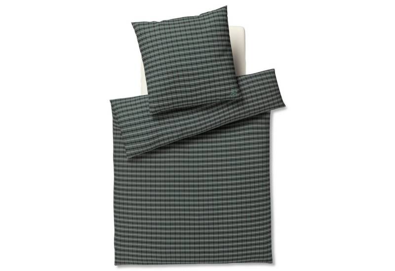 JOOP! Bettwäsche Soft Mesh 45005 04 Green, Flanell, 2 teilig, Karo, Streifen JOOP! Bettwäsche Soft Mesh 45005 04 Green, Flanell, 2 teilig, Karo, Streifen von JOOP!