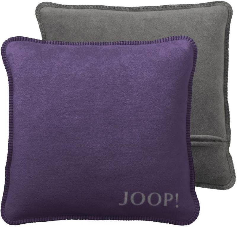JOOP! Dekokissen JOOP! Kissen DF- Kissen mit Füllung Violett-Schiefer 50 x 50cm von JOOP!