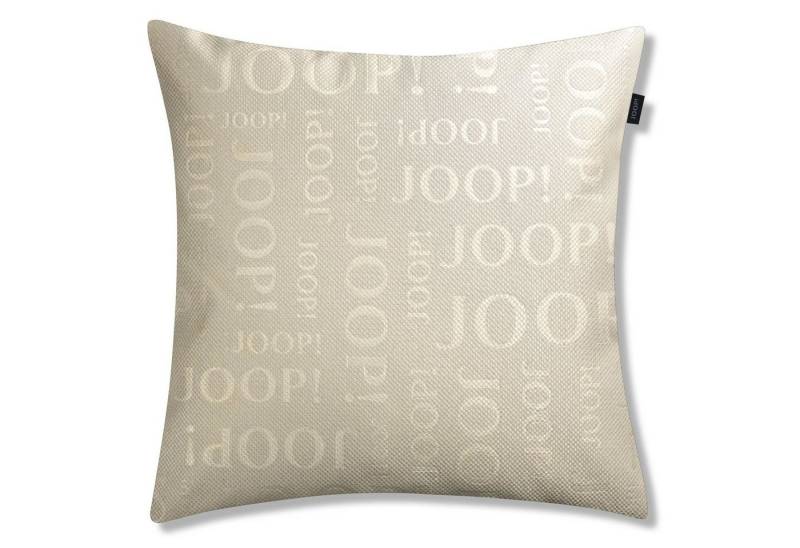 JOOP! Dekokissen JOOP! Zierkissenhülle Label sand von JOOP!