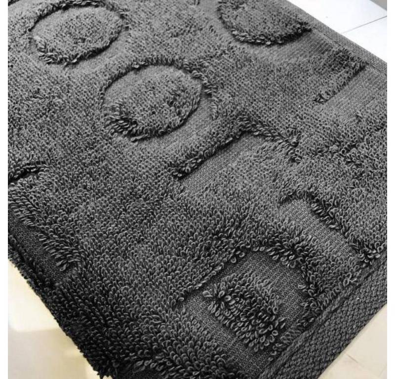 JOOP! Duschtuch Selection 1711 gemustert Anthrazit, 100 % Baumwolle von JOOP!