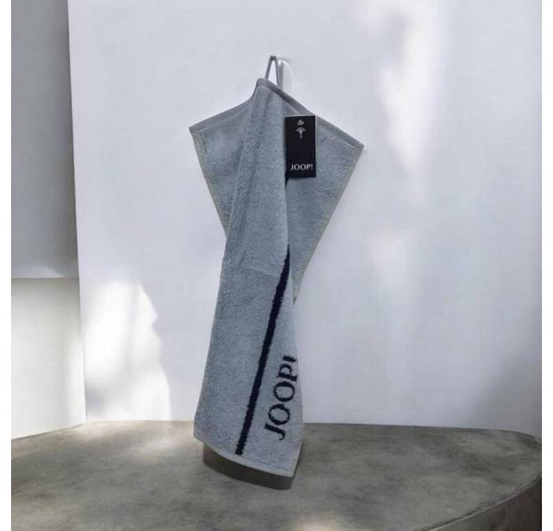 JOOP! Gästehandtuch Lines Doubleface 1680 Pool, 100% Baumwolle (1-St) von JOOP!
