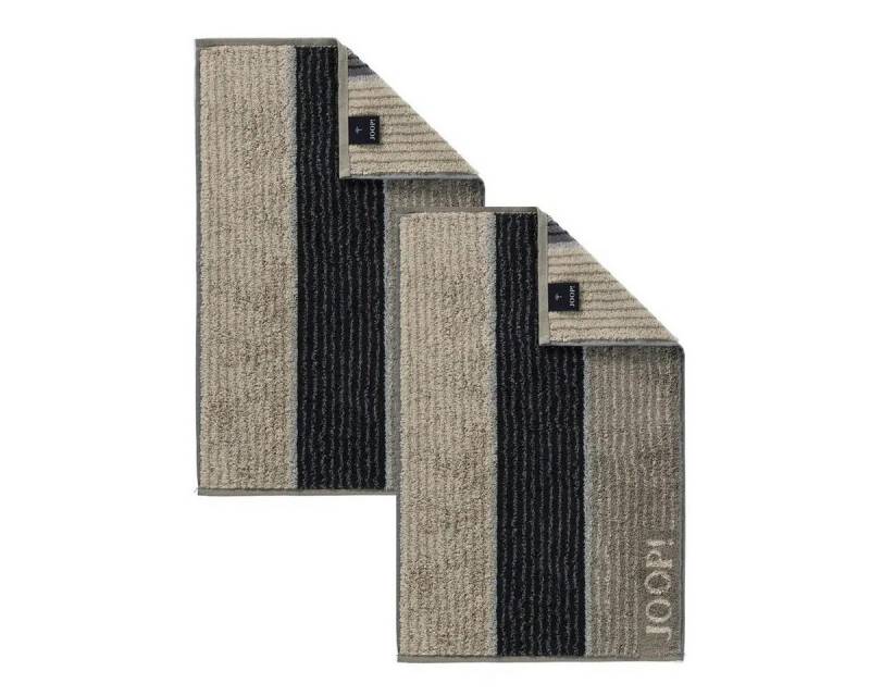 JOOP! Handtuch 2 Stück Joop! Frottier Gästetuch 1658-70 Lines Graphit 30x50, Walkfrottier (2-St) von JOOP!