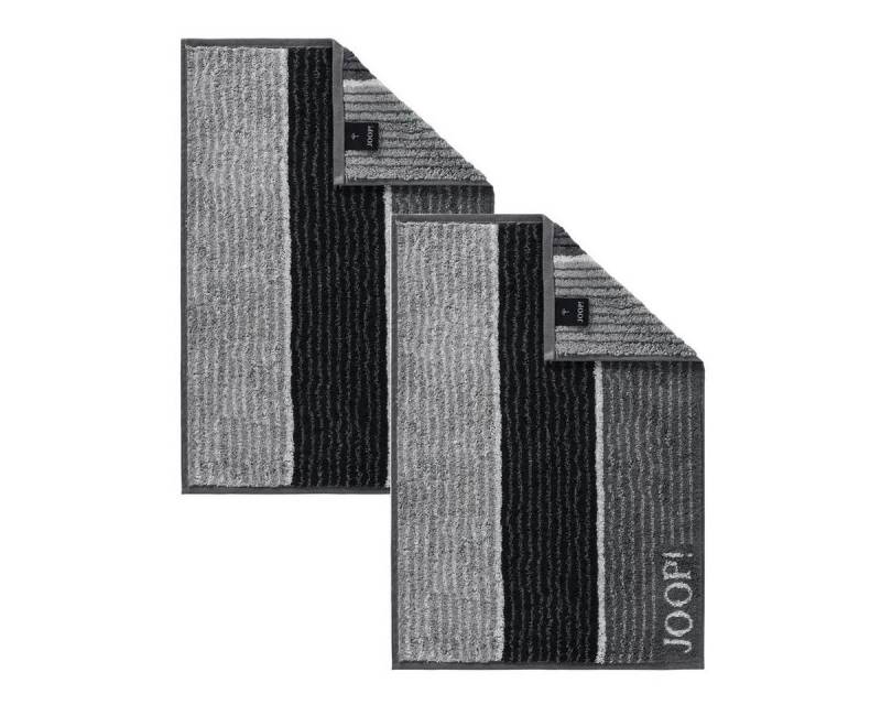 JOOP! Handtuch 2 Stück Joop! Frottier Gästetuch 1658-97 Lines Schwarz 30x50, Walkfrottier (2-St) von JOOP!