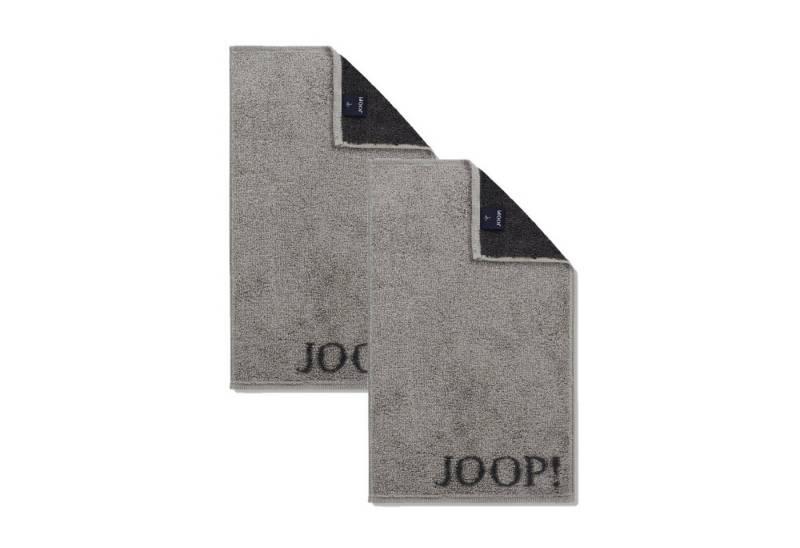 JOOP! Handtuch 2 Stück Joop! Gästetuch Classic 1720-77 platin 30x50, Walkfrottier (2-St), Baumwolle von JOOP!