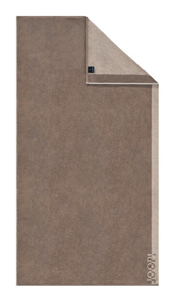 JOOP! Handtuch Handtuch J!TONE, Beige, B 50 cm, L 100 cm, Baumwolle (1-St), Made in Germany, mit Aufhängeschlaufe von JOOP!
