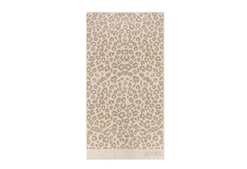 JOOP! Handtuch Joop! Handtuch Duschtuch Gästetuch Leo Allover 1707-36 creme, Walkfrottier (1-St), 100% Baumwolle von JOOP!