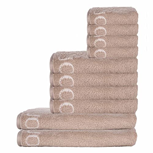 JOOP! Handtuch Set, 10-TLG. - Classic, 2X Duschtuch, 4X Handtuch, 4X Gästetuch Beige Set JOOP! Handtuch Set, 10-TLG. - Classic, 2X Duschtuch, 4X Handtuch, 4X Gästetuch Beige Set von JOOP!
