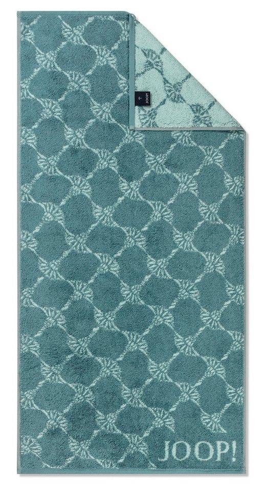 JOOP! Handtücher JOOP! Gästetuch Classic Cornflower 1611, 41 Jade, Baumwolle (1-St) von JOOP!