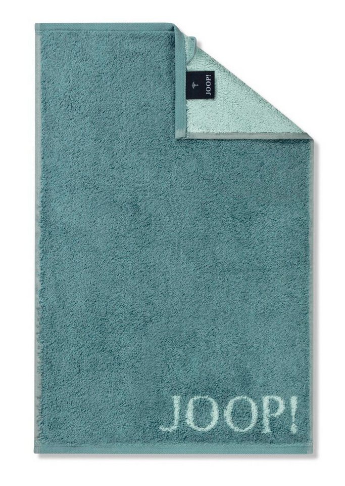 JOOP! Handtücher JOOP! Gästetuch Classic Doubleface 1600, 41 Jade, Baumwolle (1-St) von JOOP!