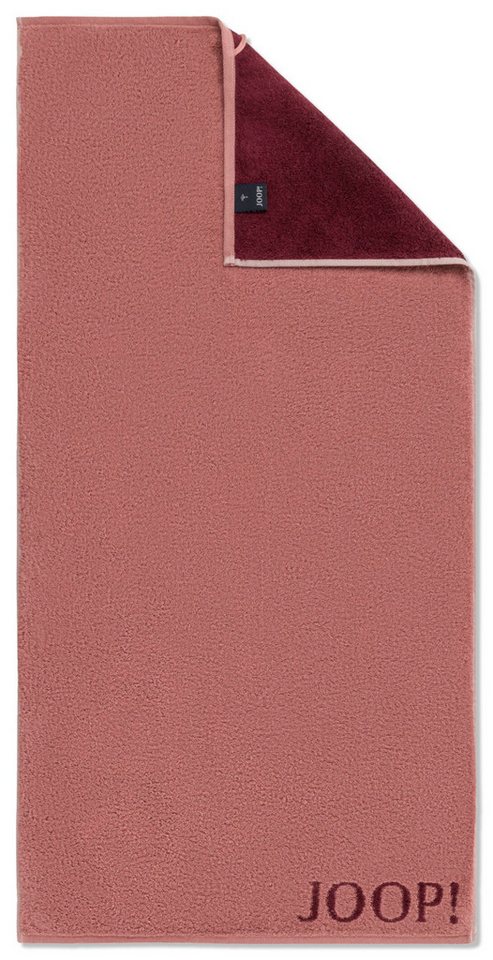 JOOP! Handtücher JOOP! Handtuch Classic Doubleface 1600, 29 rouge, Baumwolle (1-St) von JOOP!