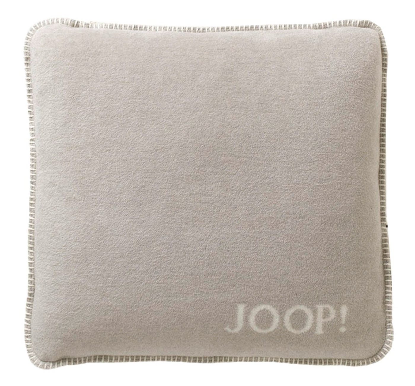 JOOP! Kissenhülle UNI DOUBLEFACE, Braun, Baumwolle, 50 x 50 cm, (1 Stück) von JOOP!