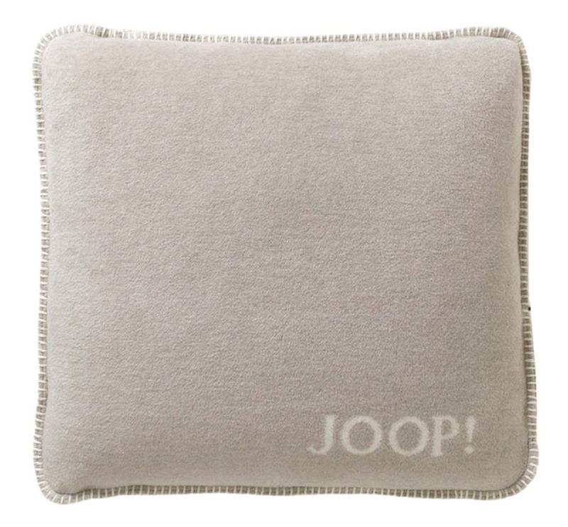 JOOP! Kissenhülle UNI DOUBLEFACE, Braun, Baumwolle, 50 x 50 cm, (1 Stück) von JOOP!
