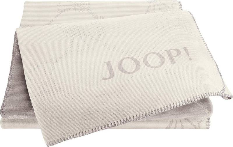 JOOP! Tagesdecke JOOP! Cornflower Plaid / Decke Natur 150 x 200cm von JOOP!