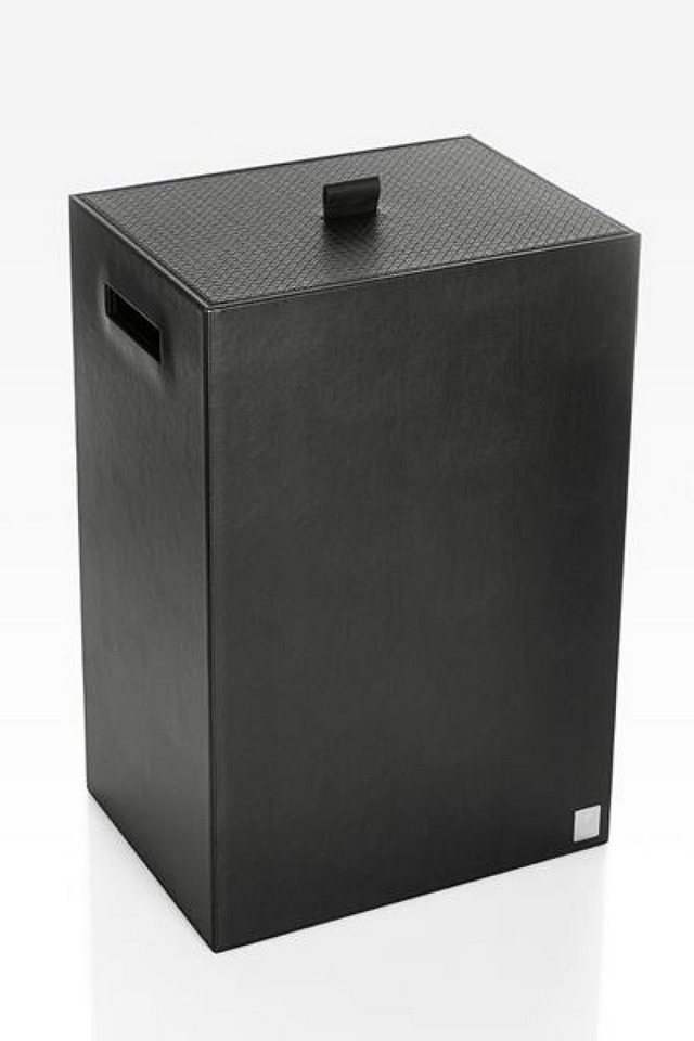 JOOP! Wäschekorb Bathline Wäschebehälter mit Deckel Lederoptik von JOOP!