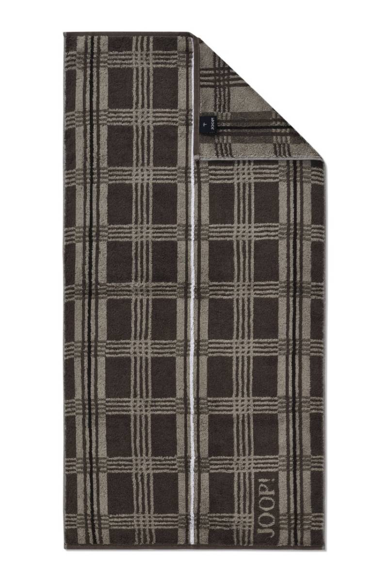 Joop! Duschtuch Badetuch 80x150 Checks graphit 1685-36 von Cawö Textil GmbH & Co. KG