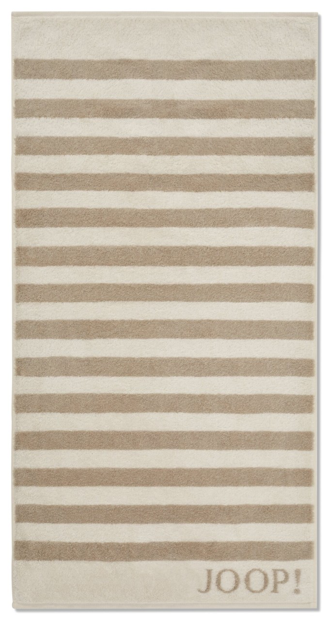 Joop! Handtuch Handtücher 50x100 Classic Stripes Streifen 1610-36 creme von JOOP!