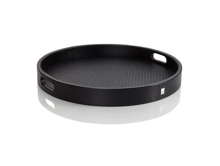 Joop! TABLETT Homeline, Schwarz, Kunststoff, rund, 7.5 cm, Tischkultur & Servieren, Tabletts von JOOP!