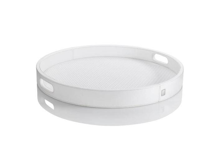 Joop! TABLETT Homeline, Weiß, Kunststoff, rund, 7.5 cm, Tischkultur & Servieren, Tabletts von JOOP!