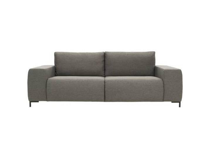 LOOKS by W.Joop BIGSOFA Looks VI, Grau, Uni, 2-Sitzer, Füllung: Schaumstoff, 242x88x88 cm, Made in EU, FSC MIX, Stoffauswahl, Hocker erhältlich, von JOOP!