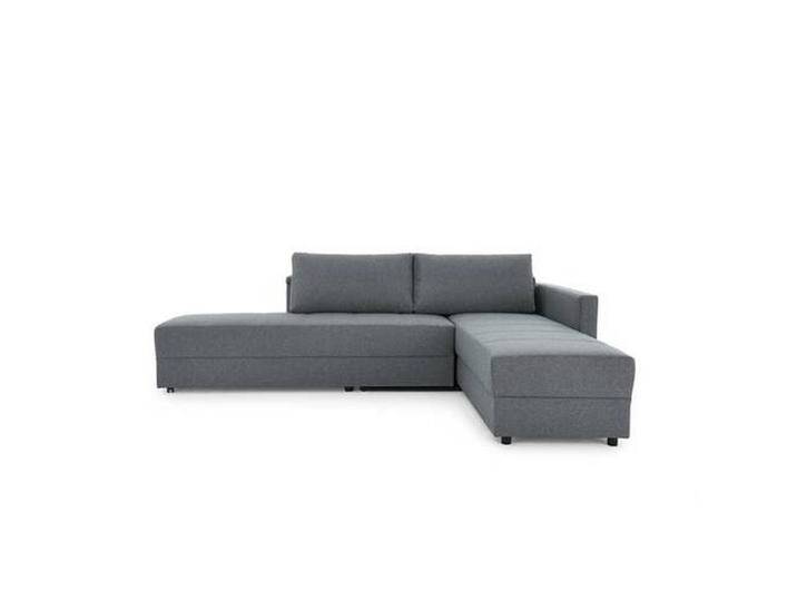 LOOKS by W.Joop ECKSOFA LOOKS III, Dunkelgrau, Uni, 4-Sitzer, Ottomane links, L-Form, 287x229 cm, Made in EU, Liegefunktion, Rücken echt, Wohnzimmer, von JOOP!