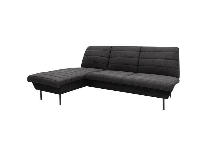 LOOKS by W.Joop ECKSOFA Looks IX, Anthrazit, Uni, 2-Sitzer, nicht einzeln stellbar, L-Form, Ottomane links, 214x168 cm, FSC MIX, Made in EU, von JOOP!
