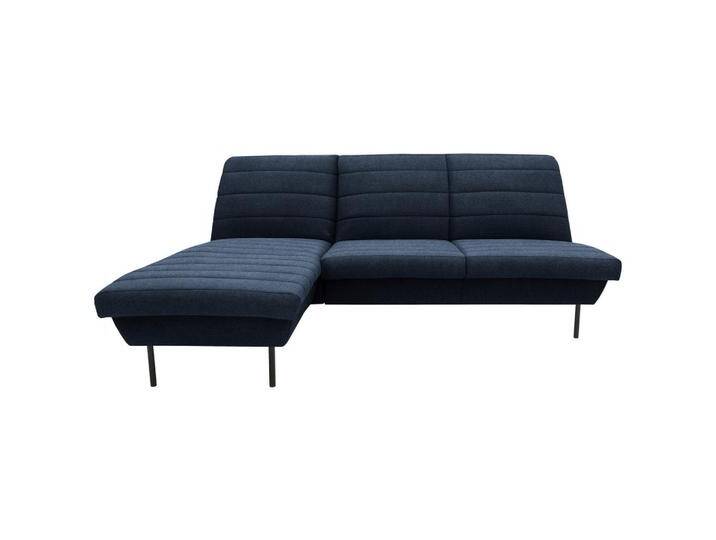 LOOKS by W.Joop ECKSOFA Looks IX, Blau, Uni, 2-Sitzer, nicht einzeln stellbar, L-Form, Ottomane links, 214x168 cm, FSC MIX, Made in EU, Stoffauswahl, von JOOP!