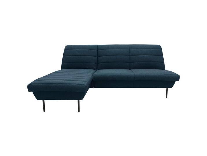 LOOKS by W.Joop ECKSOFA Looks IX, Dunkelblau, Uni, 2-Sitzer, Ottomane links, nicht einzeln stellbar, L-Form, 214x168 cm, Made in EU, FSC MIX, von JOOP!