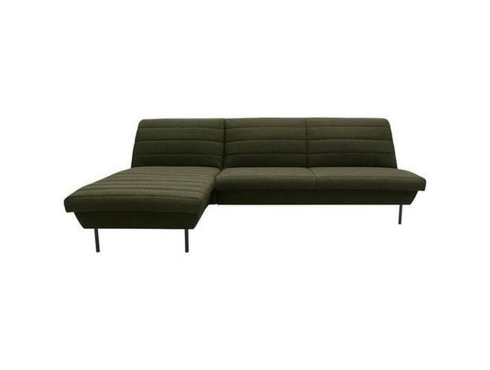 LOOKS by W.Joop ECKSOFA Looks IX, Grün, Uni, 2-Sitzer, nicht einzeln stellbar, L-Form, Ottomane links, 274x168 cm, FSC MIX, Made in EU, Stoffauswahl, von JOOP!