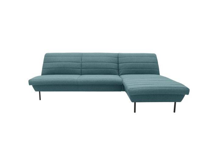 LOOKS by W.Joop ECKSOFA Looks IX, Petrol, Uni, 2-Sitzer, nicht einzeln stellbar, L-Form, Ottomane rechts, 274x168 cm, FSC MIX, Made in EU, von JOOP!