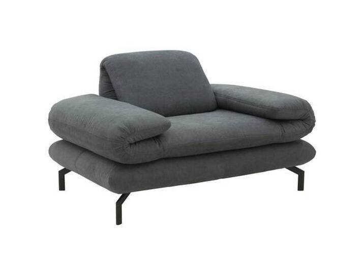 LOOKS by W.Joop SESSEL Looks XIII, Dunkelgrau, Uni, 139 (197)x83 (110)x98 cm, Made in EU, FSC MIX, Wohnzimmer, Sessel, Polstersessel von JOOP!