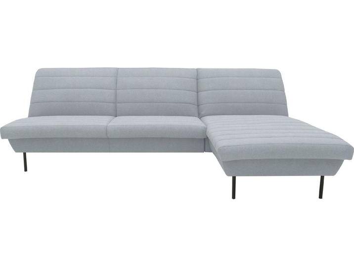 LOOKS by Wolfgang Joop Ecksofa LOOKS IX L-Form, Quersteppung, ohne Armlehnen, blau, aqua von JOOP!