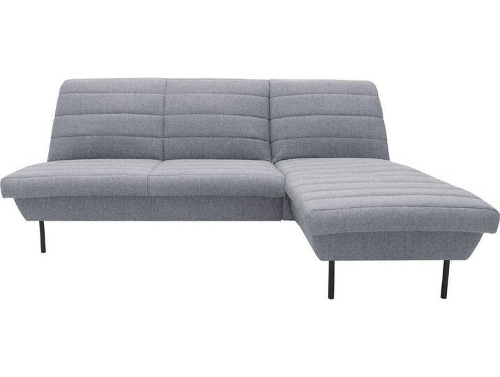 LOOKS by Wolfgang Joop Ecksofa LOOKS IX L-Form, Quersteppung, ohne Armlehnen, blau grau, h.blau/grau von JOOP!