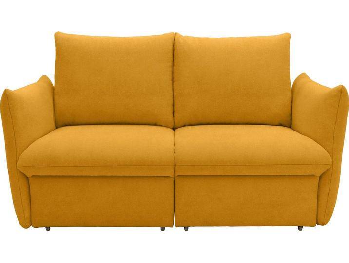LOOKS by Wolfgang Joop Schlafsofa LOOKS XII, mit Bettfunktion, Kissenoptik, Boxspring-Polsterung, orange, mango von JOOP!