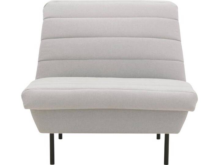 LOOKS by Wolfgang Joop Sessel LOOKS IX, Quersteppung, ohne Armlehnen, silberfarben, silber von JOOP!