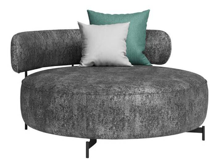 Sessel 143 cm Stoffbezug anthrazitgrau von JOOP!